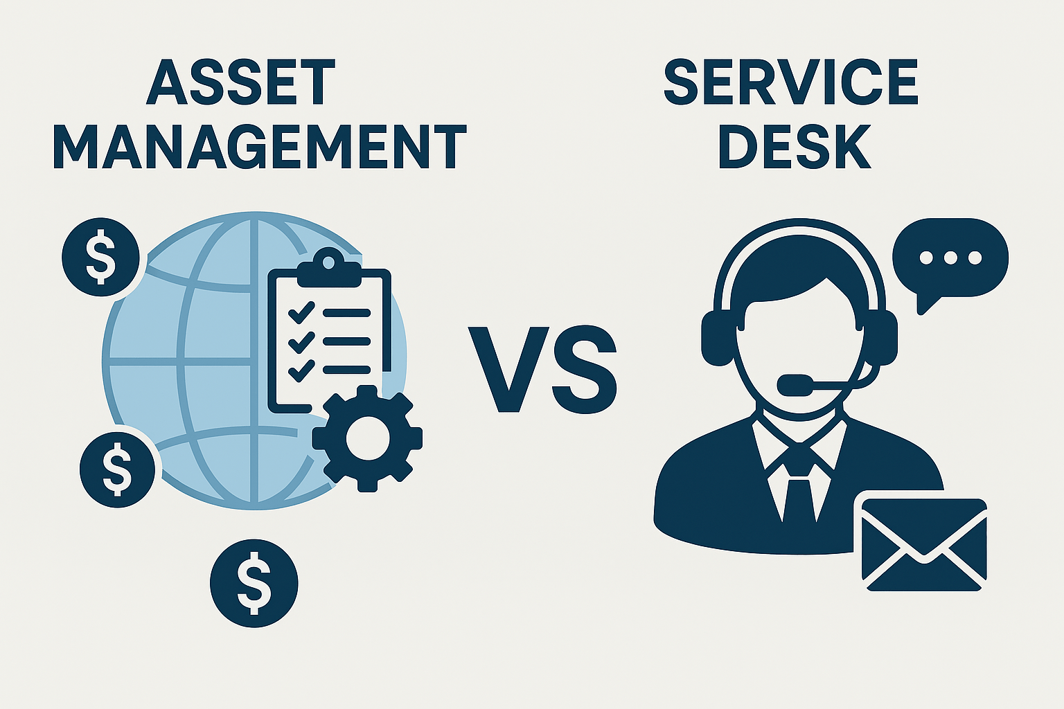 Asset Management Global vs Service Desk