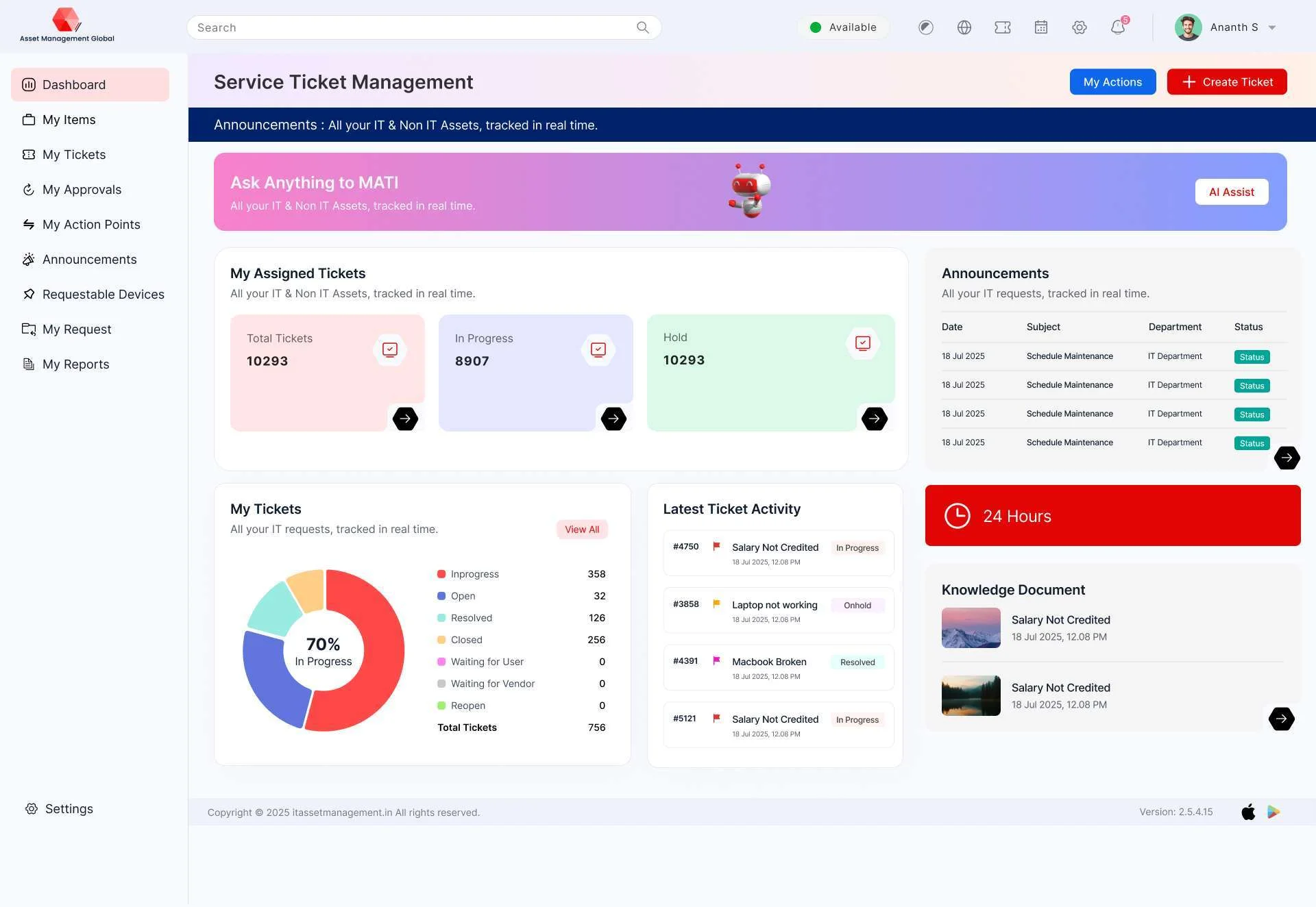 IT ticketing System